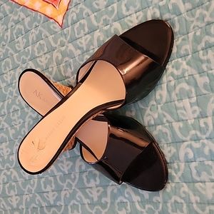 Anne Klein Open Toe Slides